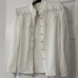 Pearl button down
